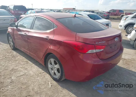 2013 Hyundai Elantra Gls/Limited z USA, uszkodzony, nr VIN KMHDH4AEXDU487536
